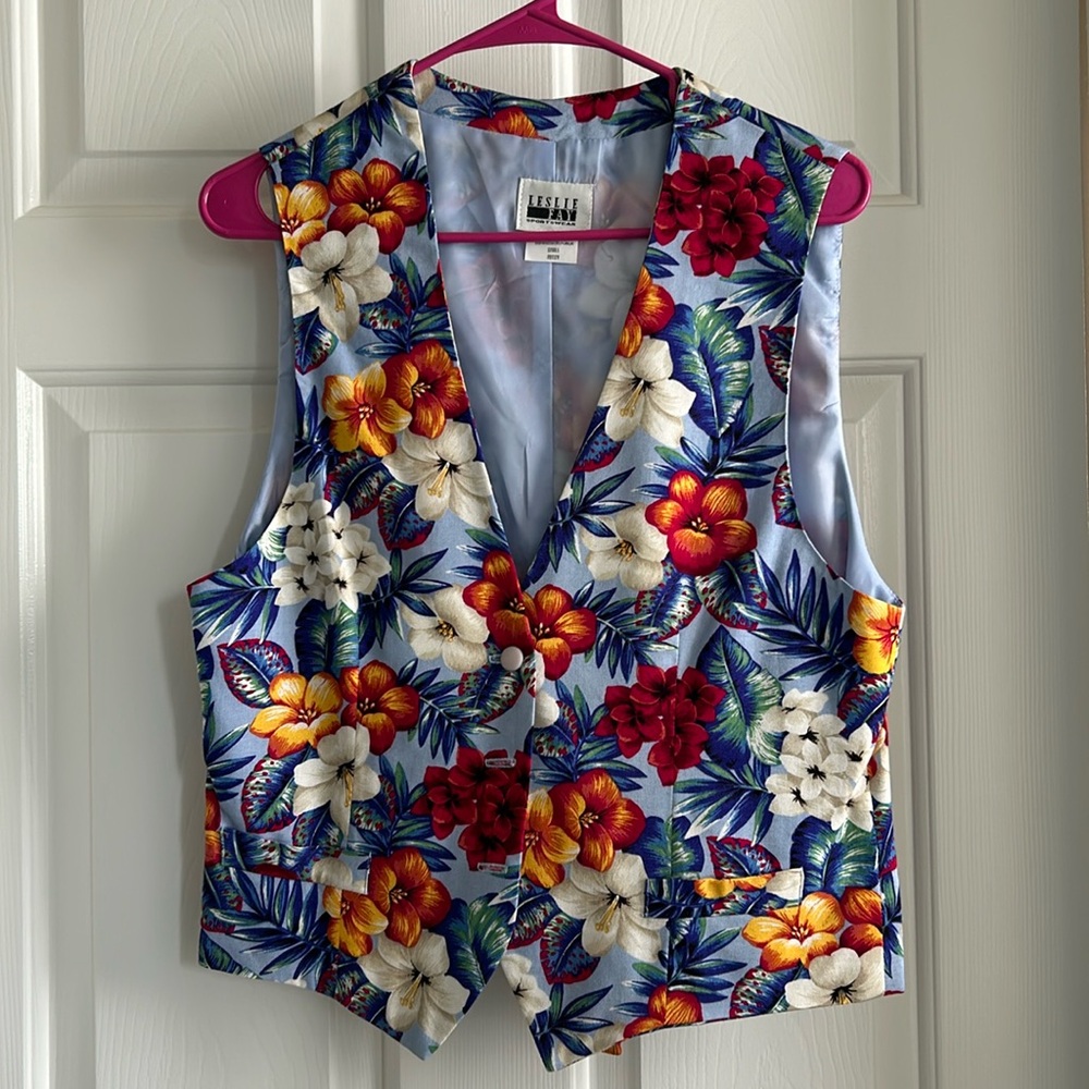 Floral vest